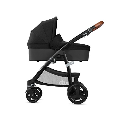 CBX Leotie Lux, Kombikinderwagen (inkl. Regenverdeck und Adapter für Babyschale), Kollektion 2018, smoky anthracite