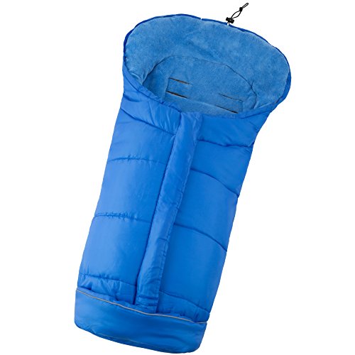 TecTake Winterfußsack für Kinderwagen Buggy Autositz (Blau)